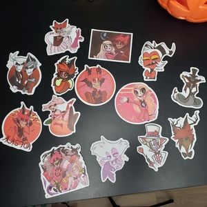 14 Hazbin Hotel + Helluva Boss stickers